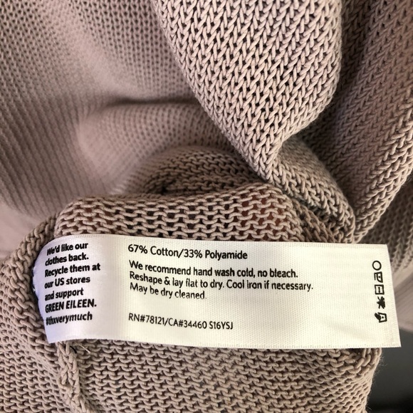 Eileen Fisher Cropped Oversize Sweater - Picture 4 of 7